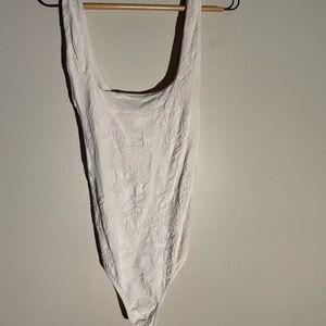 Intimately Free People Light Pink Textured Bodysuit